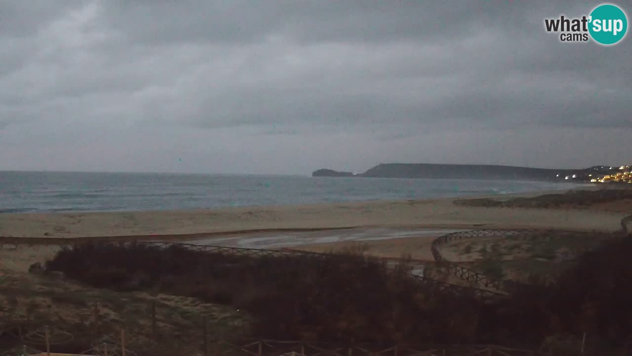 Webcam Torre dei Corsari – Vista live sulla spiaggia da Punta Usai