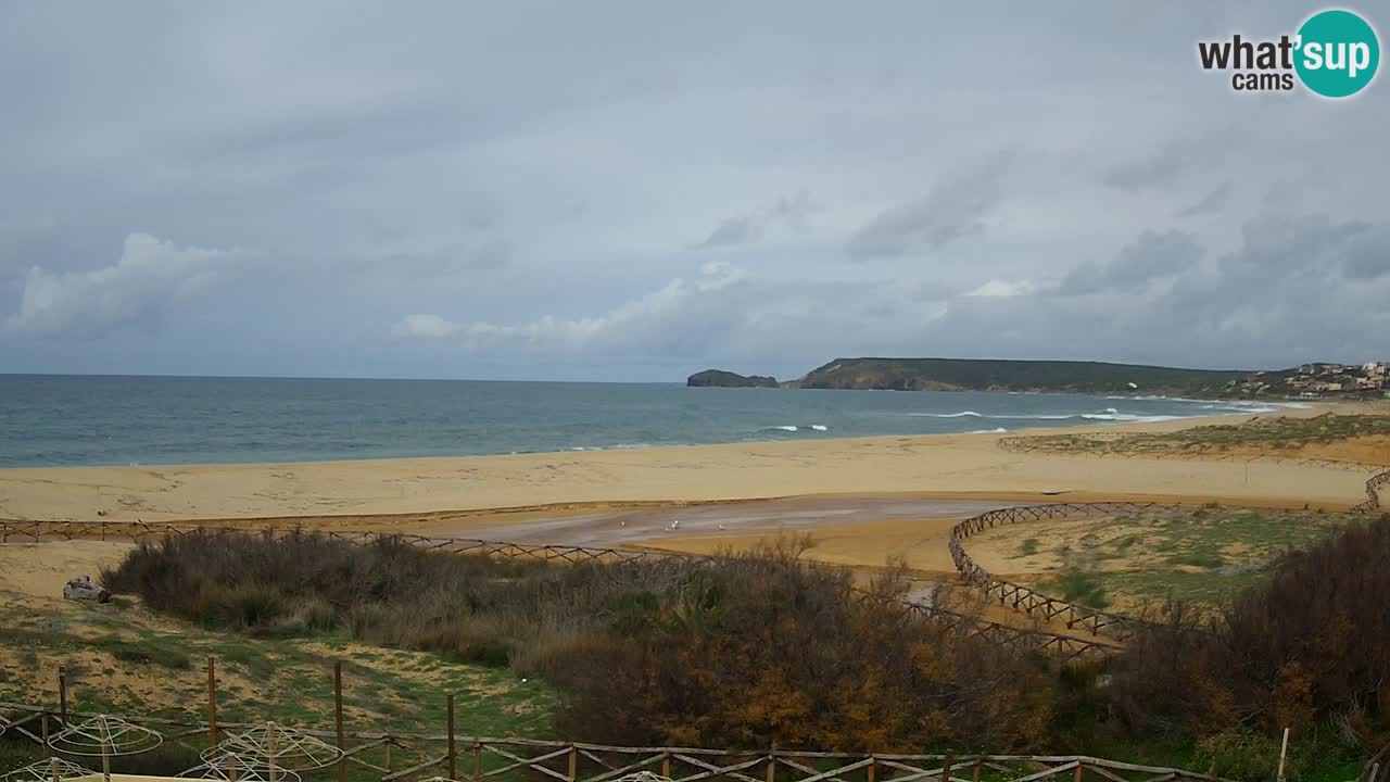 Web kamera Torre dei Corsari – Pogled uživo na plažu s Punta Usai