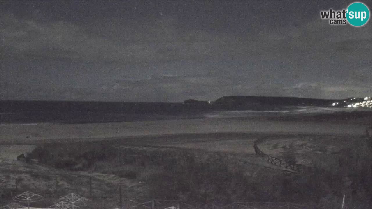 Webcam Torre dei Corsari – Liveblick auf den Strand von Punta Usai