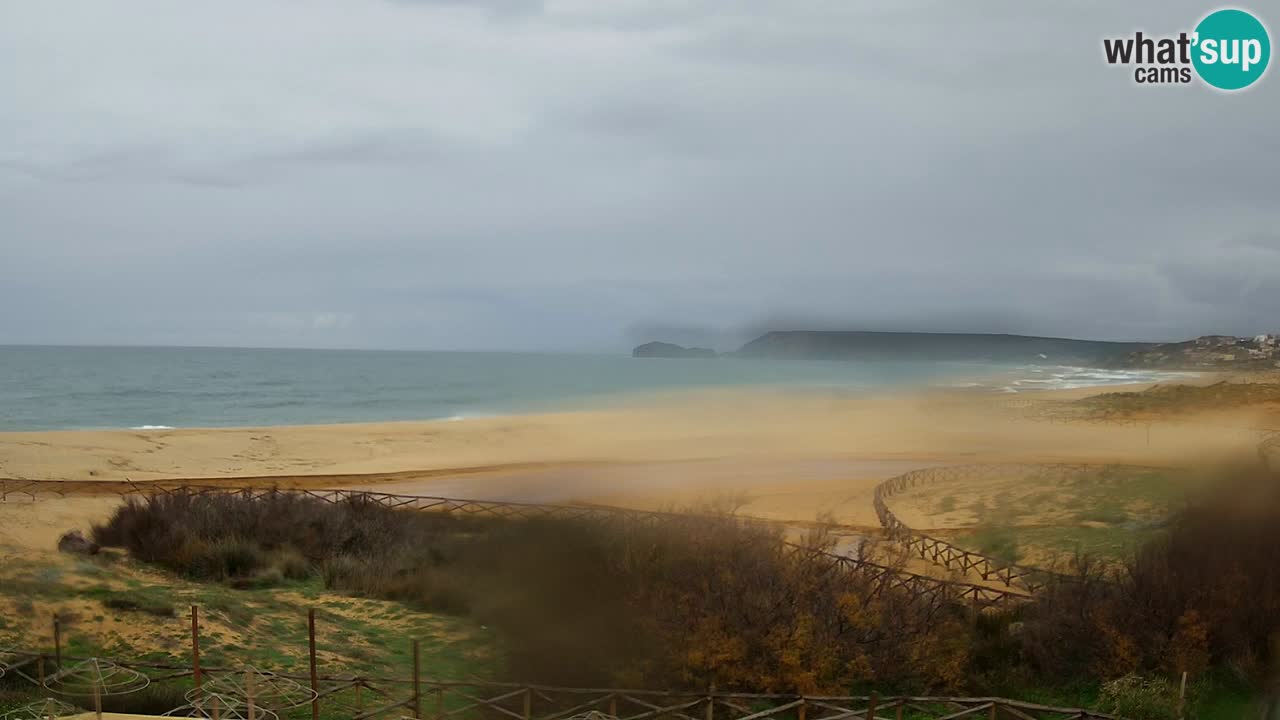 Webcam Torre dei Corsari – Liveblick auf den Strand von Punta Usai