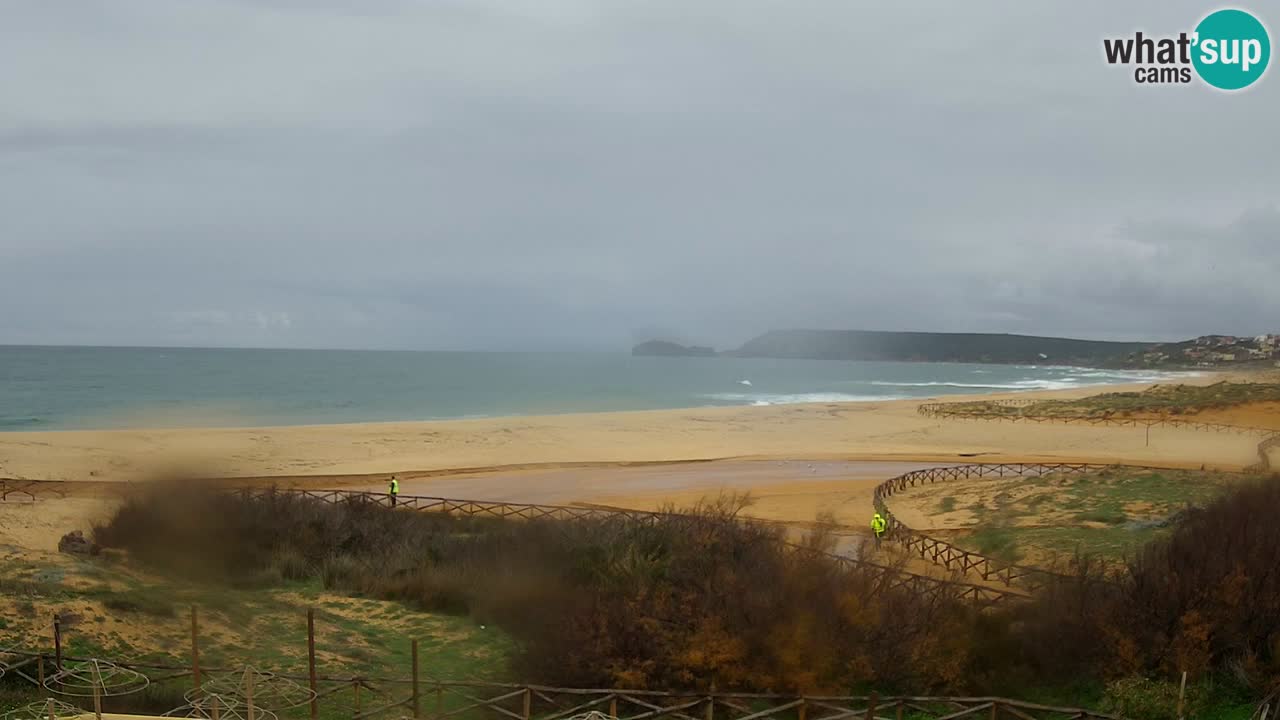 Webcam Torre dei Corsari – Vue en direct sur la plage depuis Punta Usai