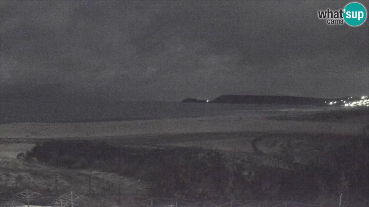 Cámara web Torre dei Corsari – Vista en directo de la playa desde Punta Usai