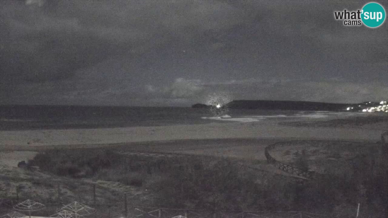 Webcam Torre dei Corsari – Liveblick auf den Strand von Punta Usai