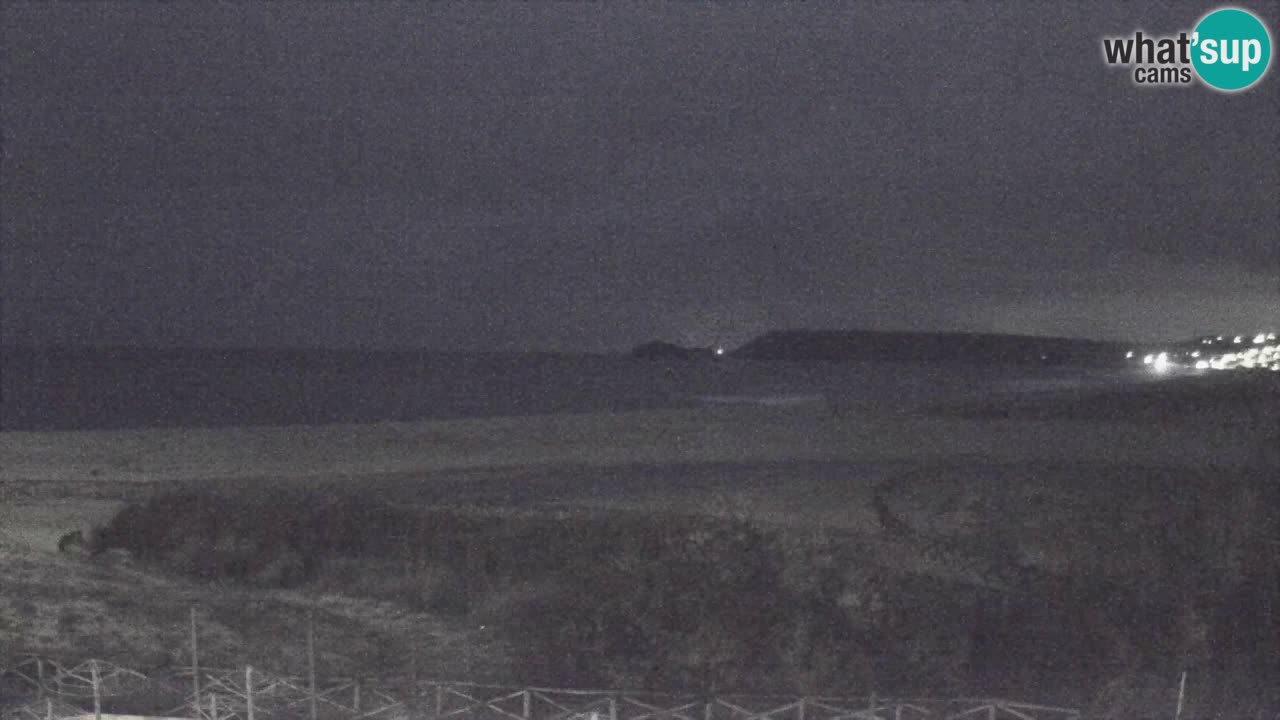 Webcam Torre dei Corsari – Vista live sulla spiaggia da Punta Usai