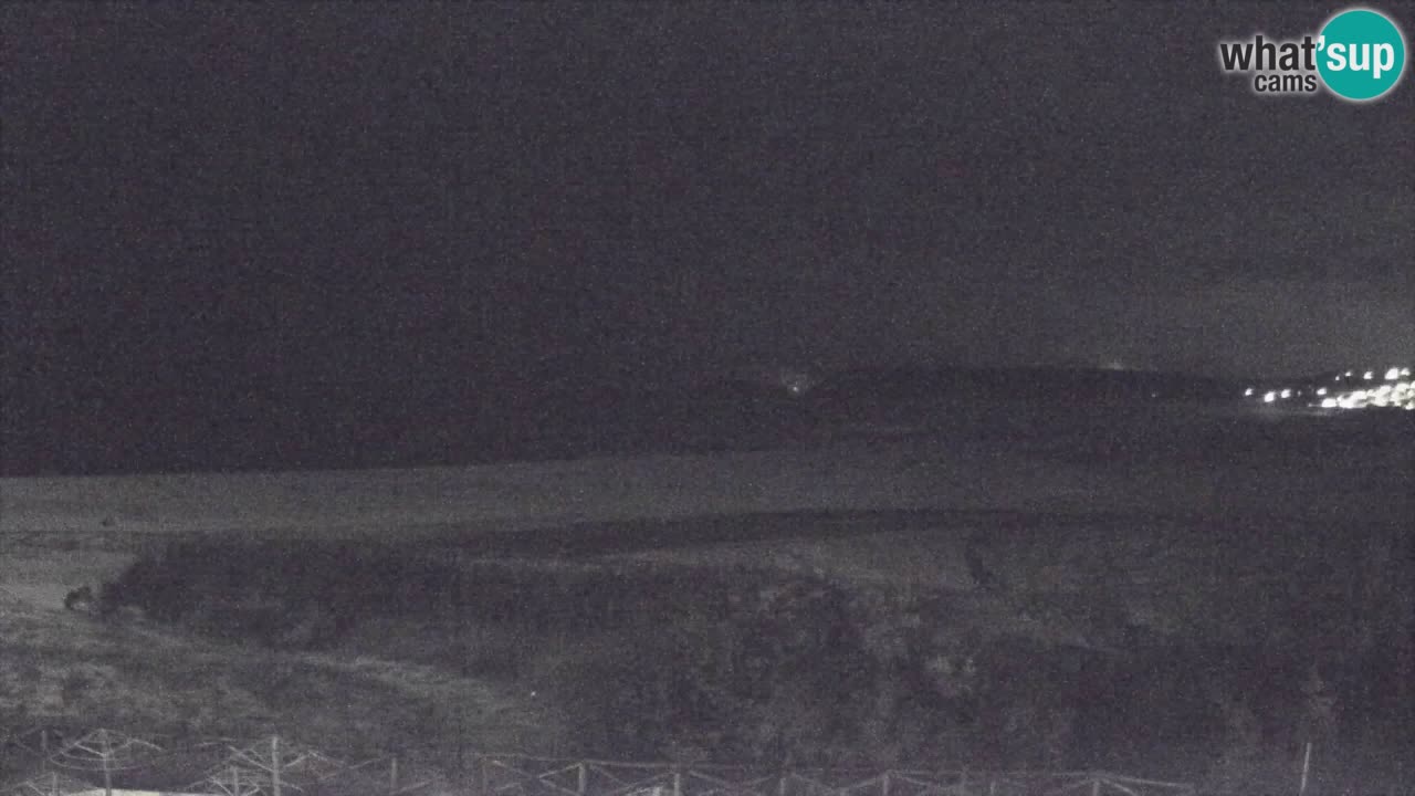 Webcam Torre dei Corsari – Vista live sulla spiaggia da Punta Usai