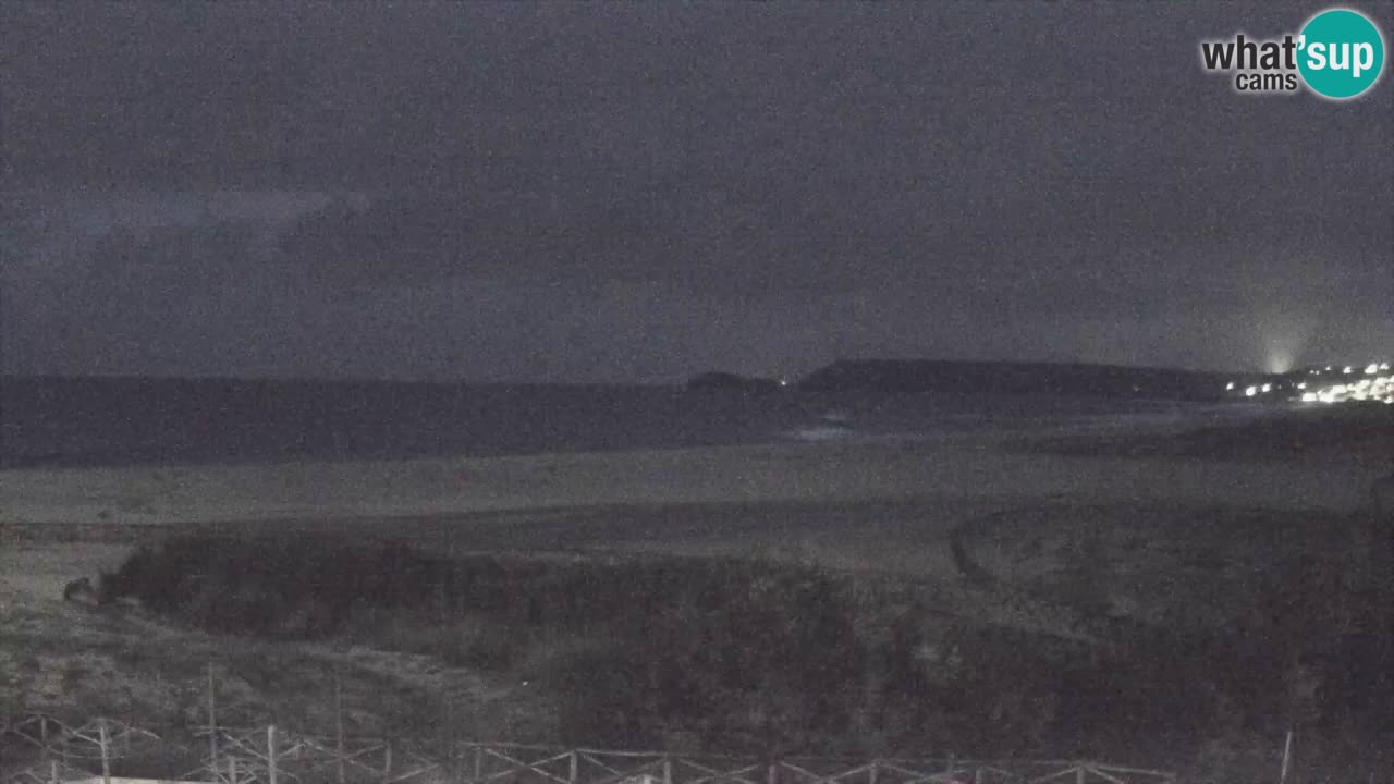 Cámara web Torre dei Corsari – Vista en directo de la playa desde Punta Usai