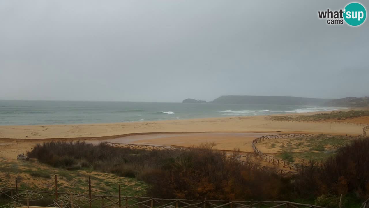 Webcam Torre dei Corsari – Liveblick auf den Strand von Punta Usai
