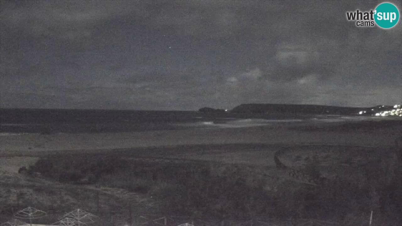 Cámara web Torre dei Corsari – Vista en directo de la playa desde Punta Usai