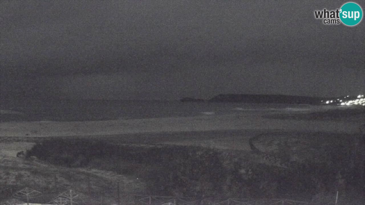 Webcam Torre dei Corsari – Vista live sulla spiaggia da Punta Usai