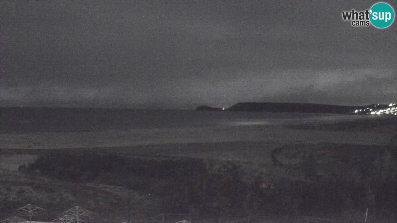 Webcam Torre dei Corsari – Vista live sulla spiaggia da Punta Usai