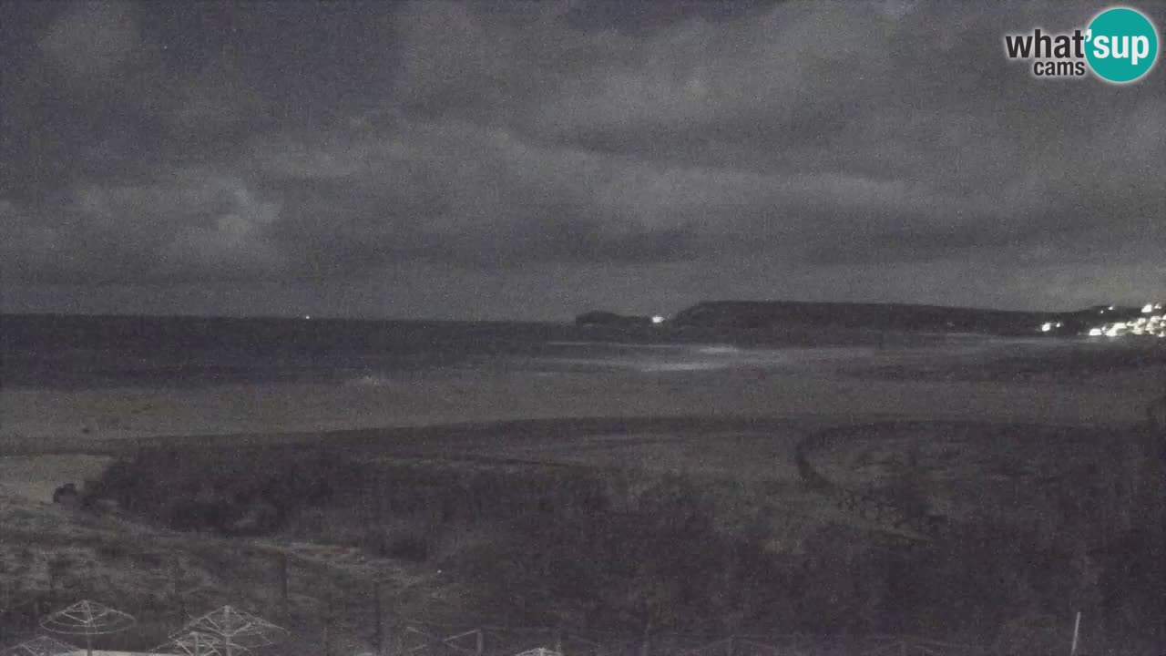 Cámara web Torre dei Corsari – Vista en directo de la playa desde Punta Usai