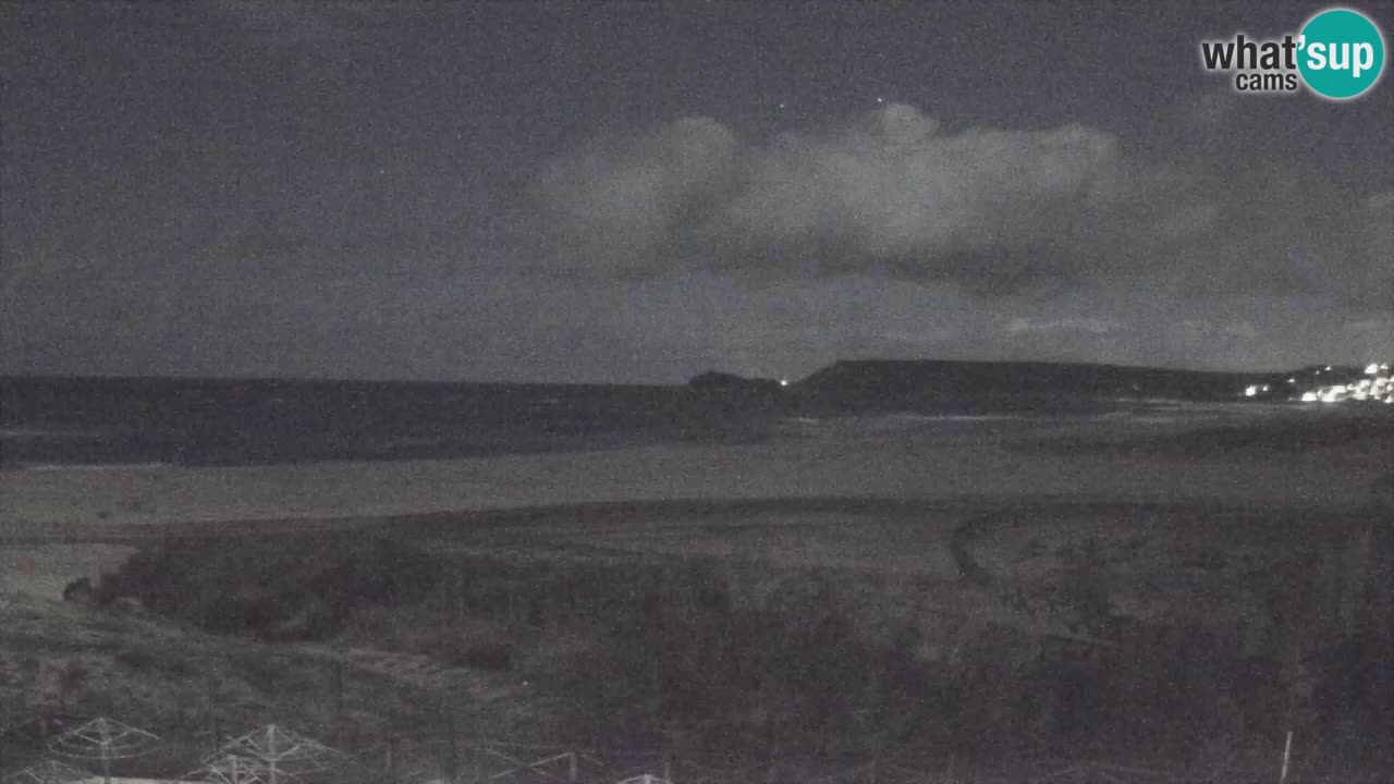 Webcam Torre dei Corsari – Vista live sulla spiaggia da Punta Usai