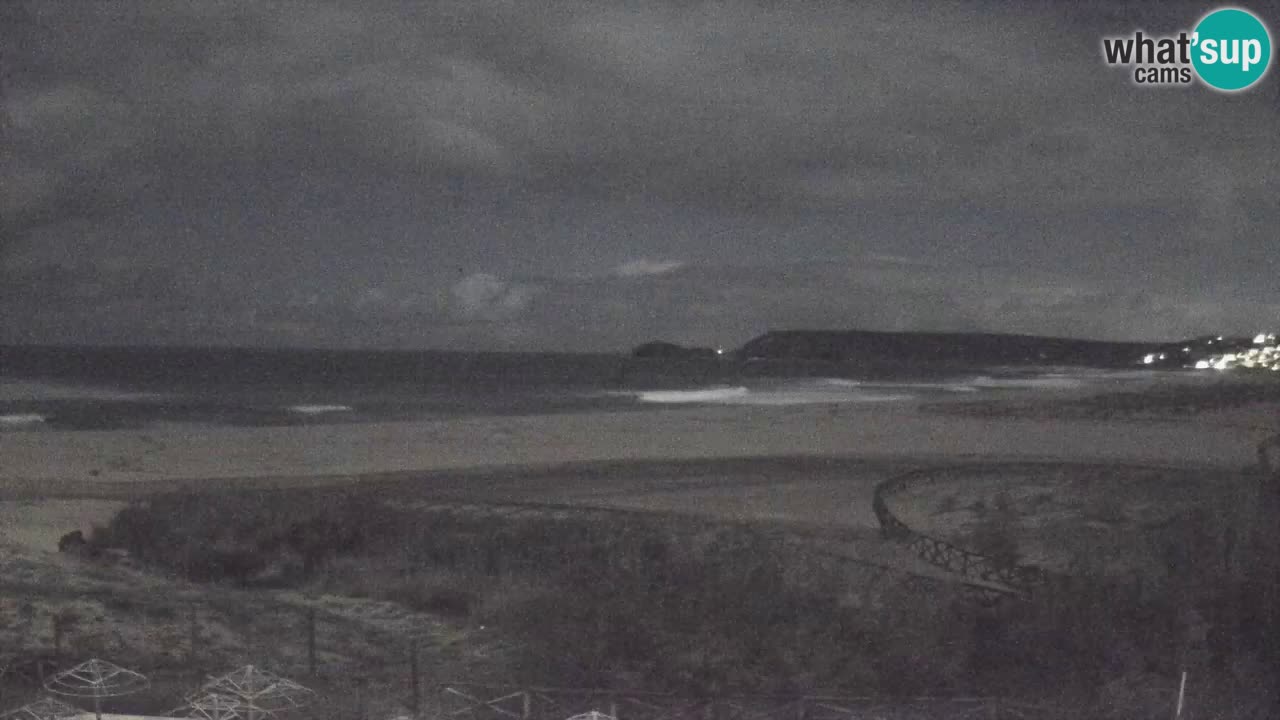 Webcam Torre dei Corsari – Vista live sulla spiaggia da Punta Usai