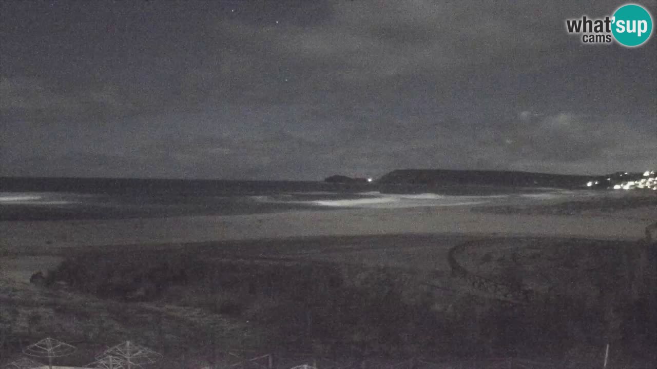 Webcam Torre dei Corsari – Vista live sulla spiaggia da Punta Usai