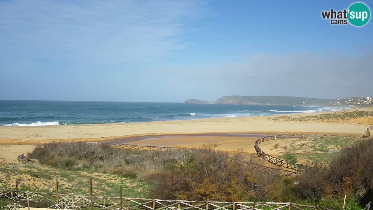 Webcam Torre dei Corsari – Liveblick auf den Strand von Punta Usai