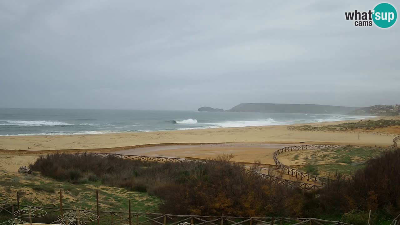 Webcam Torre dei Corsari – Vue en direct sur la plage depuis Punta Usai