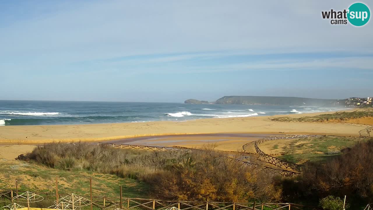 Spletna kamera Torre dei Corsari – Pogled v živo na plažo s Punta Usai