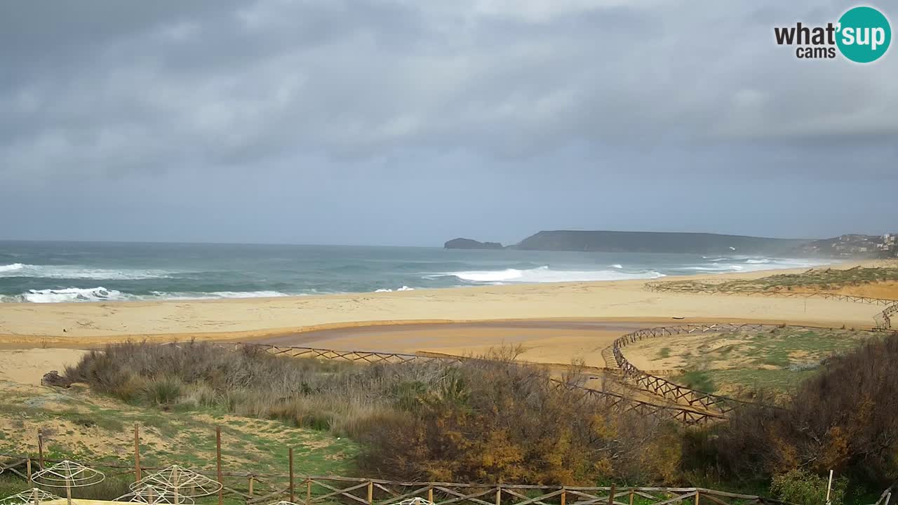 Webcam Torre dei Corsari – Liveblick auf den Strand von Punta Usai