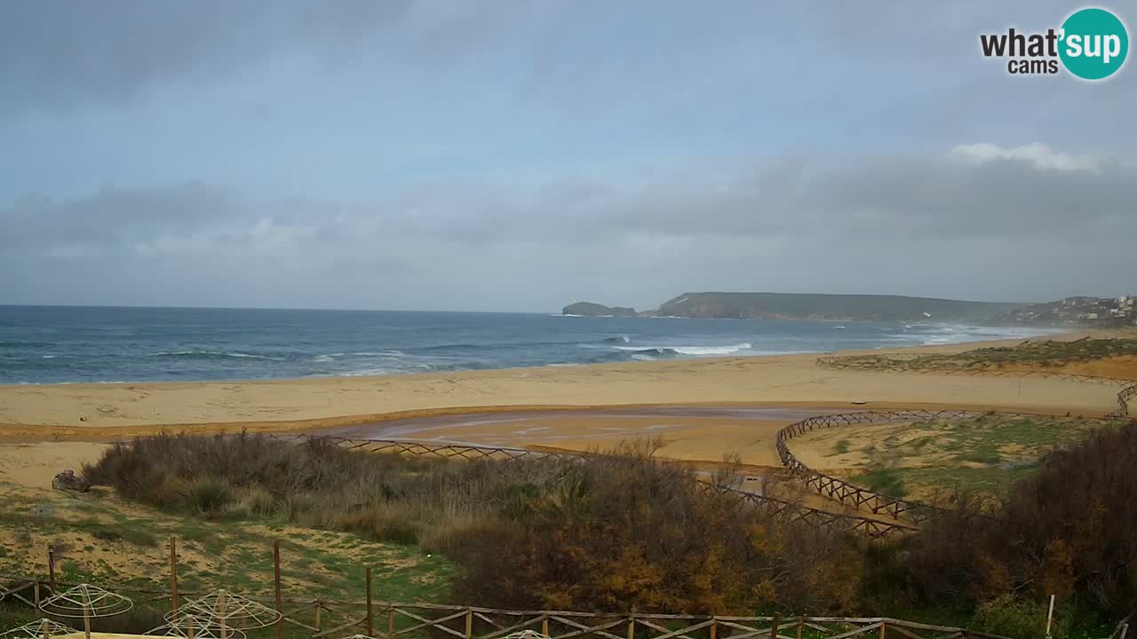Webcam Torre dei Corsari – Liveblick auf den Strand von Punta Usai