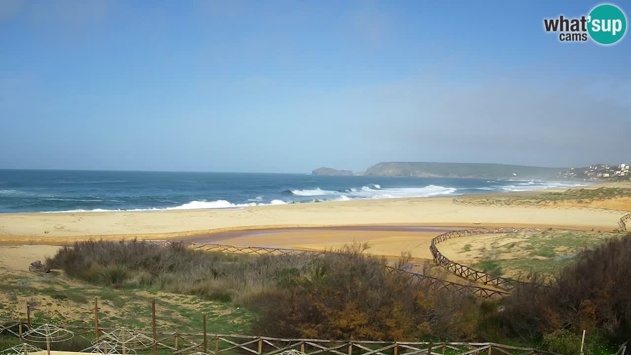 Webcam Torre dei Corsari – Liveblick auf den Strand von Punta Usai
