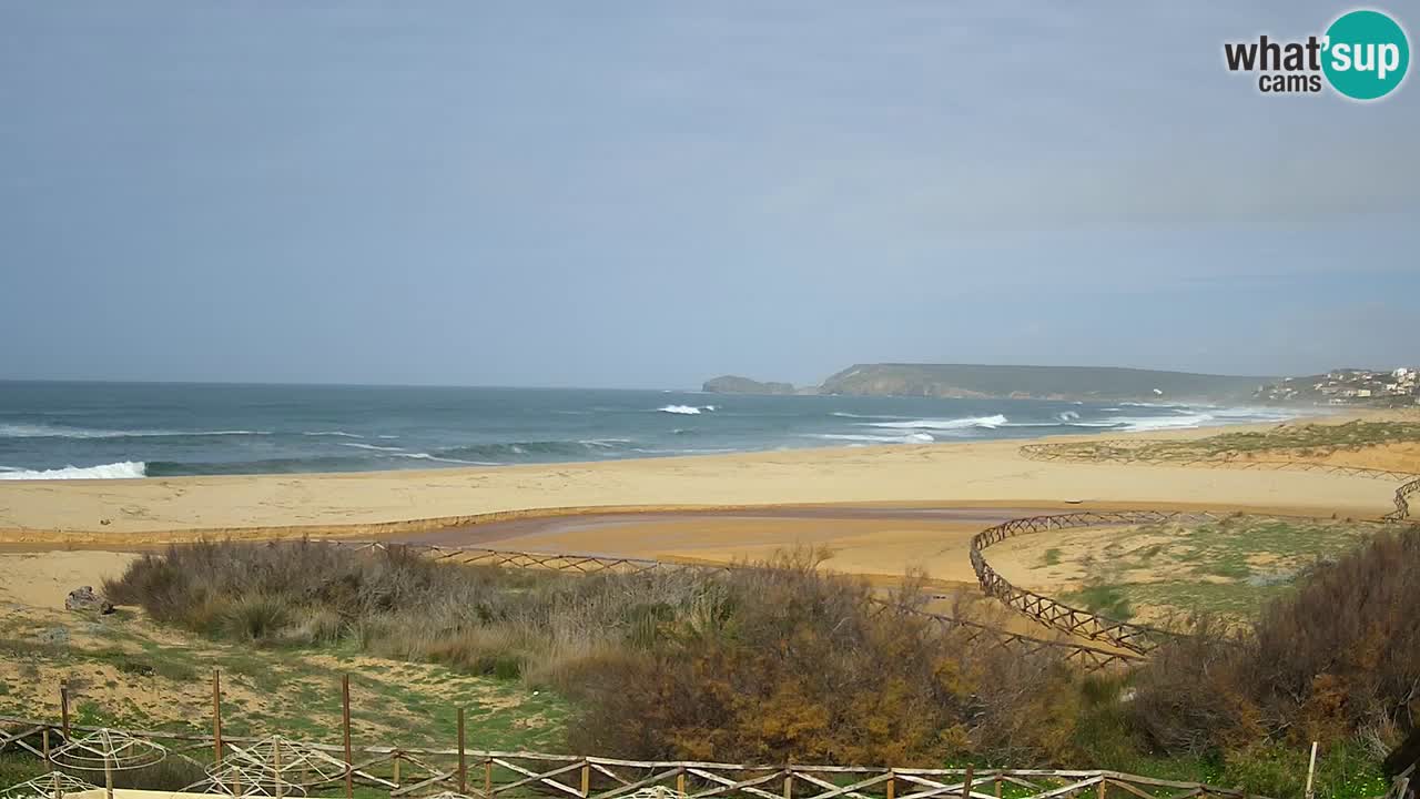 Webcam Torre dei Corsari – Vista live sulla spiaggia da Punta Usai