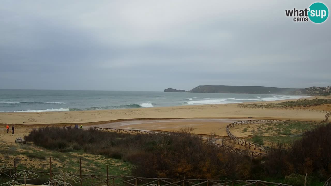 Cámara web Torre dei Corsari – Vista en directo de la playa desde Punta Usai