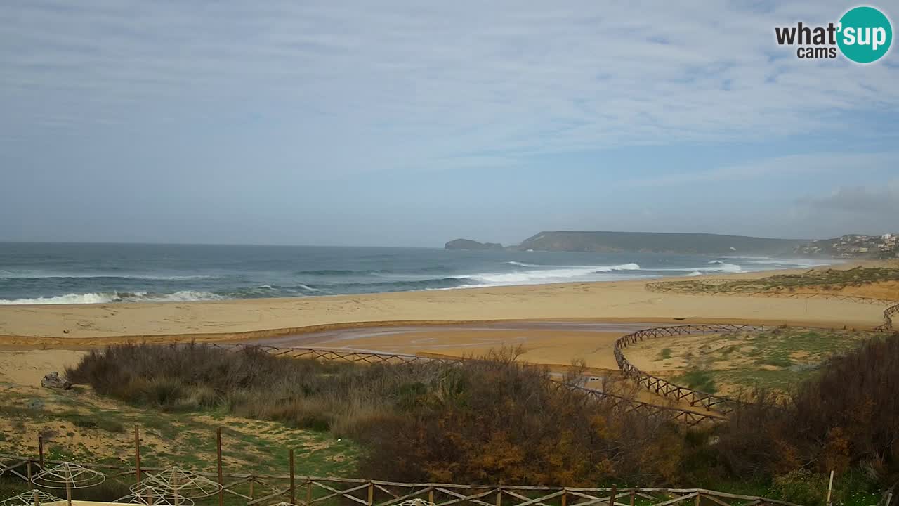 Webcam Torre dei Corsari – Vista live sulla spiaggia da Punta Usai