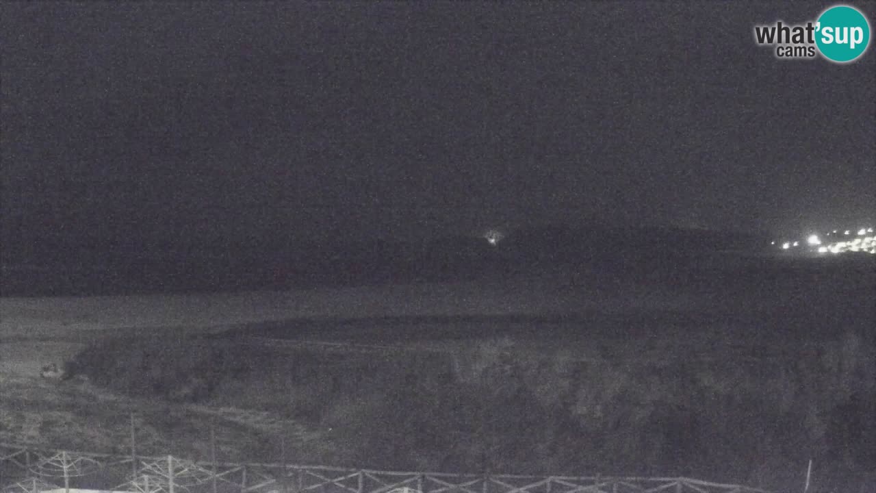 Webcam Torre dei Corsari – Vista live sulla spiaggia da Punta Usai