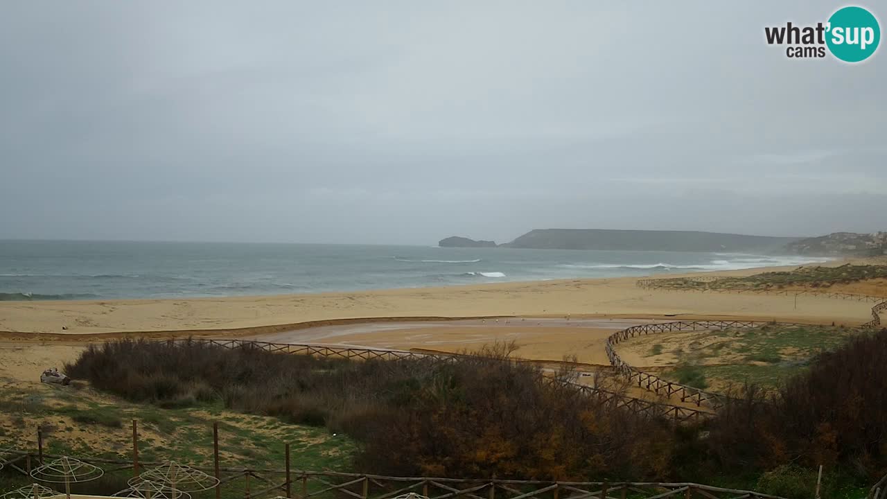 Cámara web Torre dei Corsari – Vista en directo de la playa desde Punta Usai
