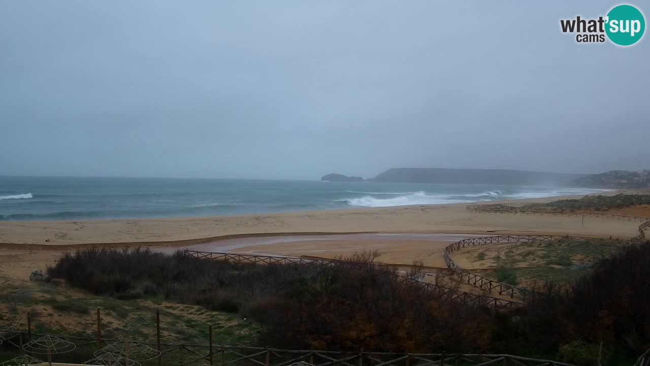 Webcam Torre dei Corsari – Vue en direct sur la plage depuis Punta Usai