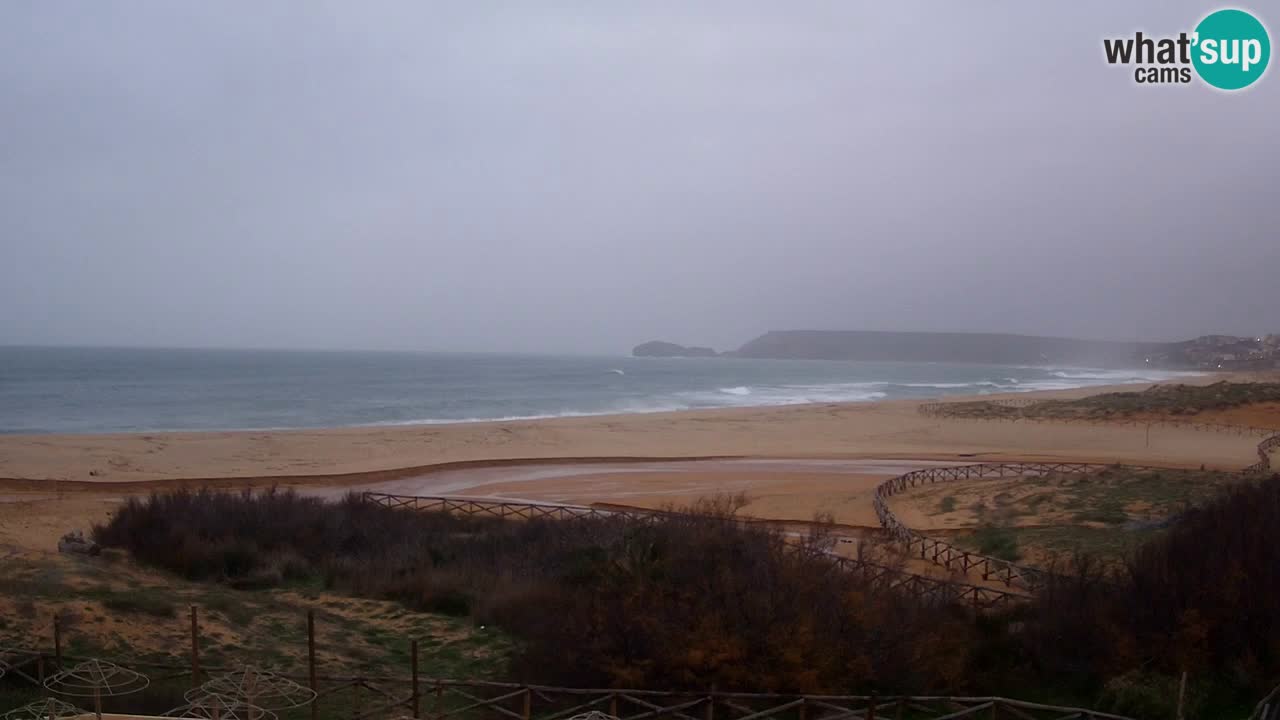 Webcam Torre dei Corsari – Vista live sulla spiaggia da Punta Usai