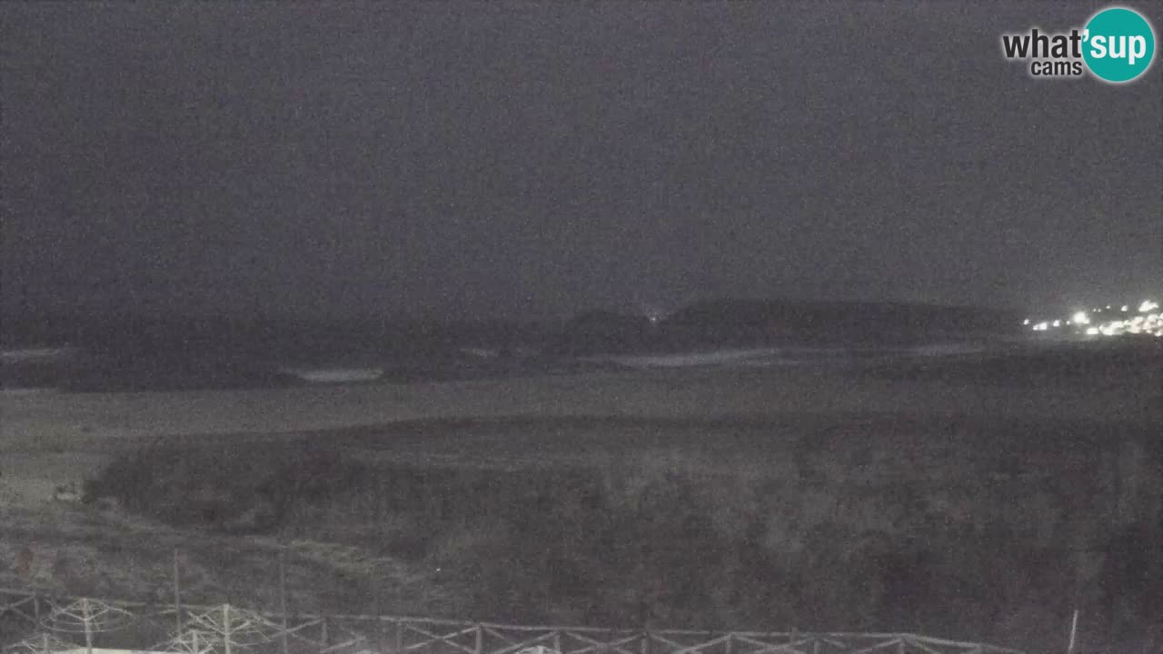 Webcam Torre dei Corsari – Vue en direct sur la plage depuis Punta Usai