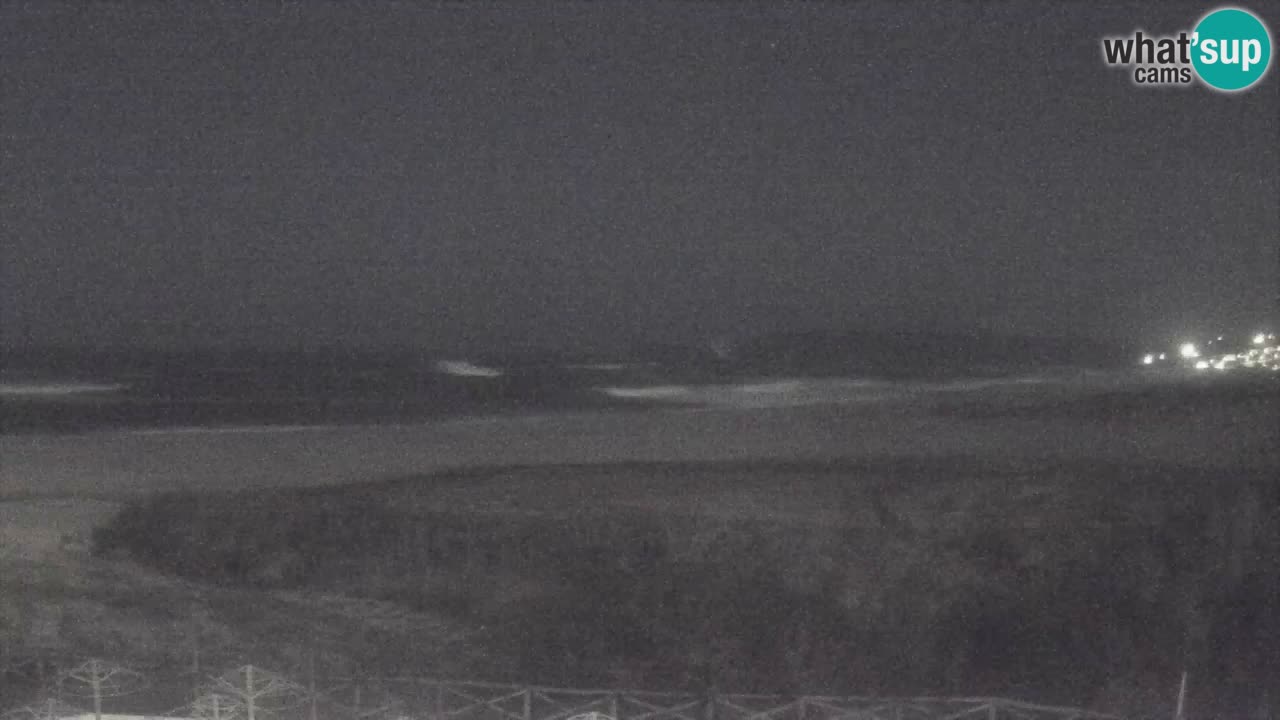 Webcam Torre dei Corsari – Vista live sulla spiaggia da Punta Usai