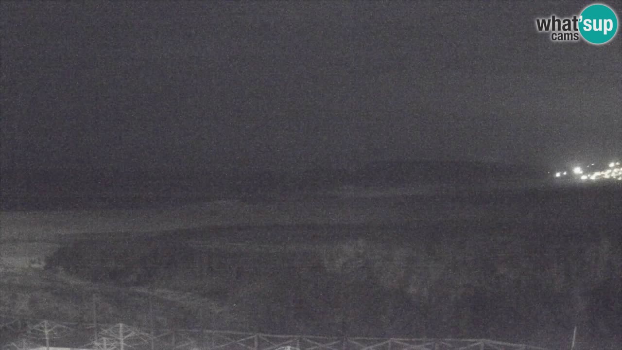 Webcam Torre dei Corsari – Vista live sulla spiaggia da Punta Usai