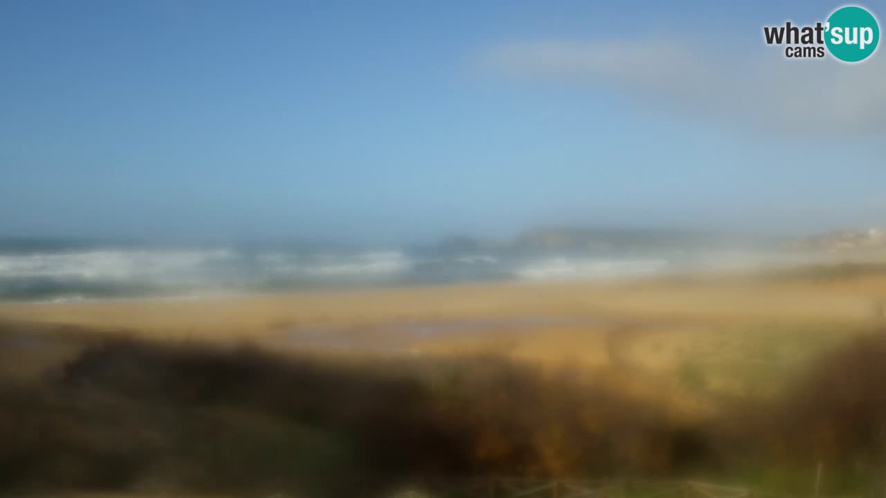 Cámara web Torre dei Corsari – Vista en directo de la playa desde Punta Usai