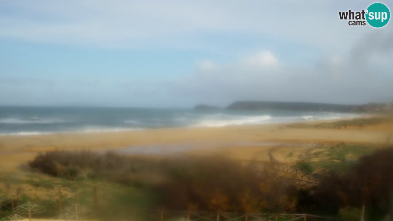 Webcam Torre dei Corsari – Vue en direct sur la plage depuis Punta Usai