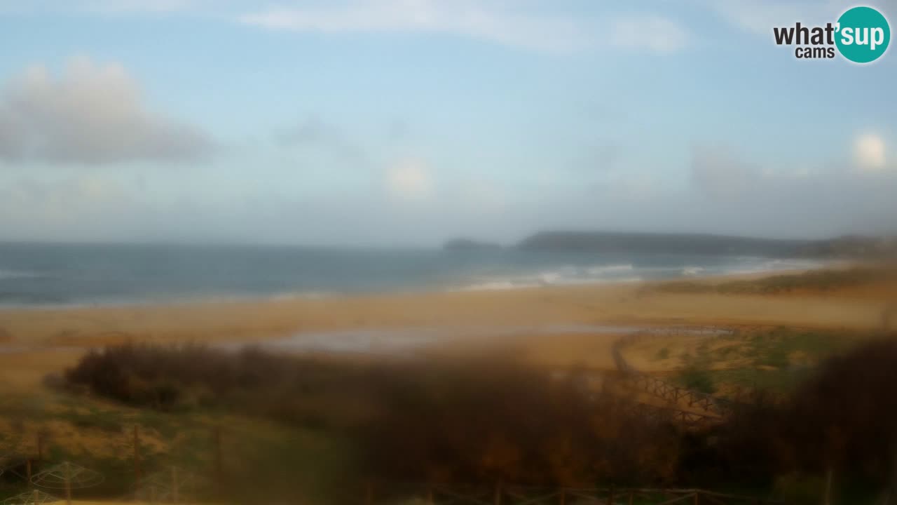 Webcam Torre dei Corsari – Liveblick auf den Strand von Punta Usai