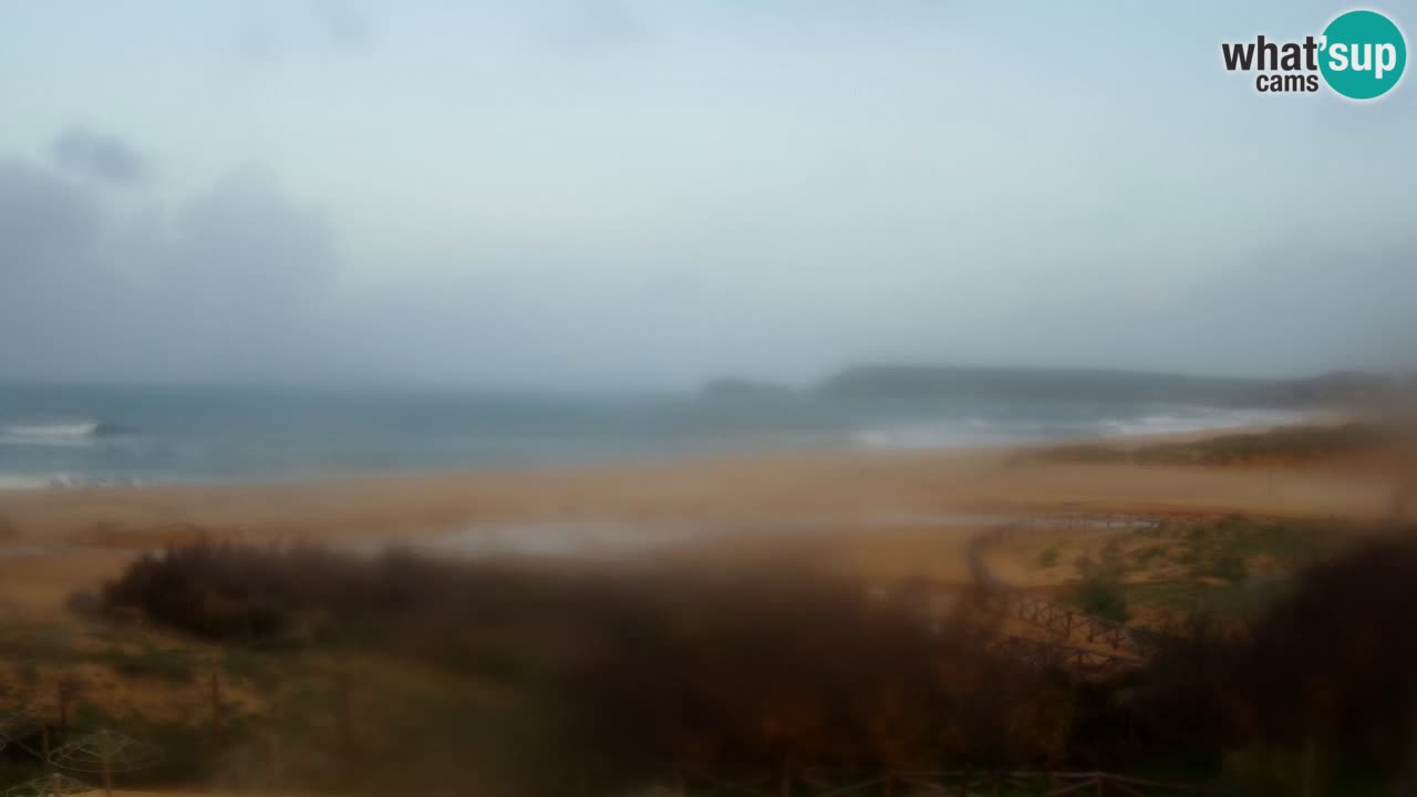 Webcam Torre dei Corsari – Vista live sulla spiaggia da Punta Usai