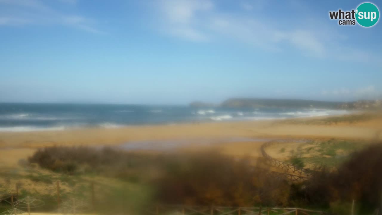 Webcam Torre dei Corsari – Vue en direct sur la plage depuis Punta Usai