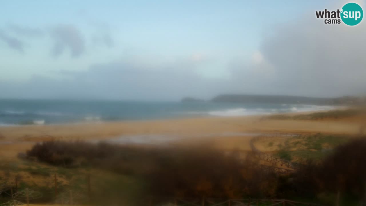 Webcam Torre dei Corsari – Liveblick auf den Strand von Punta Usai
