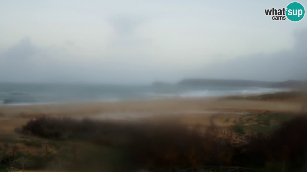 Cámara web Torre dei Corsari – Vista en directo de la playa desde Punta Usai