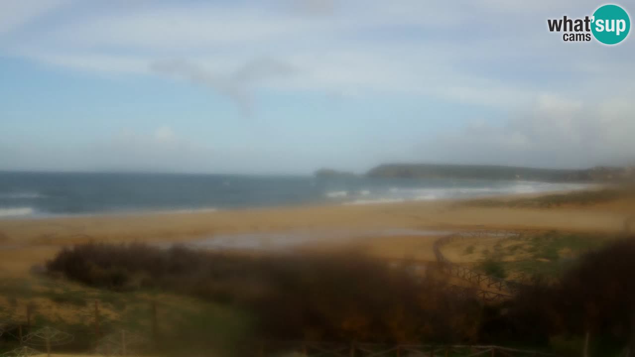 Webcam Torre dei Corsari – Vista live sulla spiaggia da Punta Usai