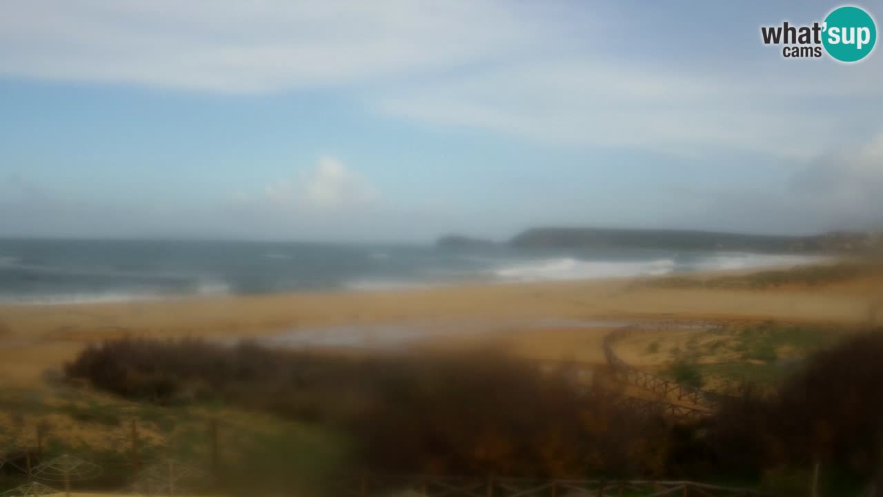 Webcam Torre dei Corsari – Vista live sulla spiaggia da Punta Usai