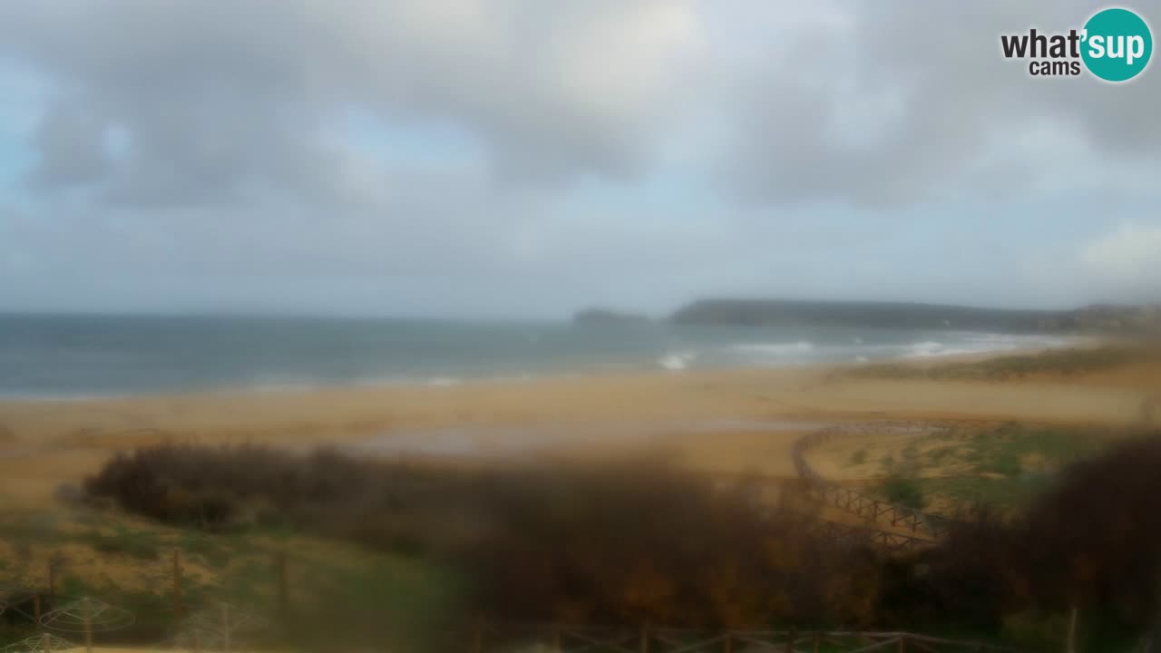 Cámara web Torre dei Corsari – Vista en directo de la playa desde Punta Usai
