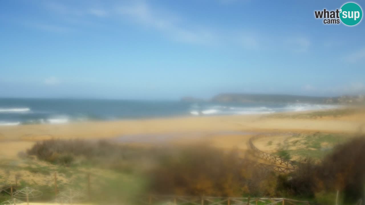 Webcam Torre dei Corsari – Live Beach View from Punta Usai
