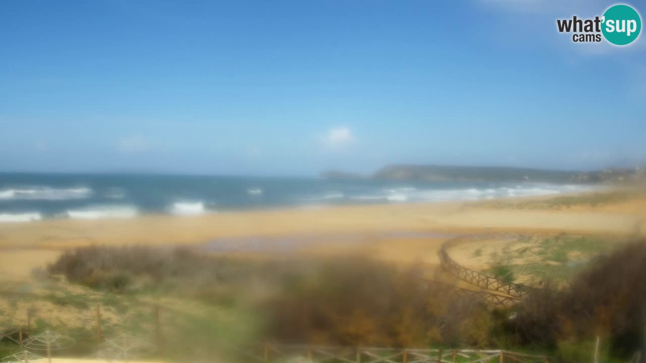 Webcam Torre dei Corsari – Liveblick auf den Strand von Punta Usai
