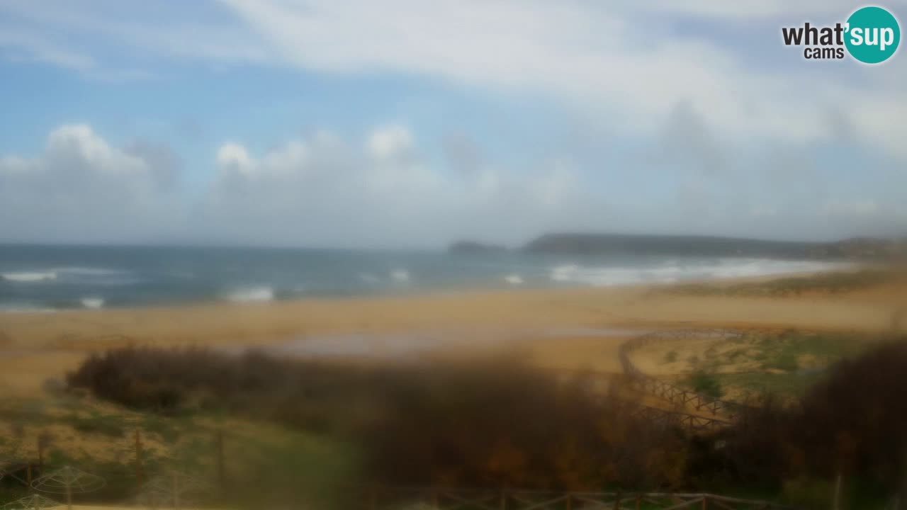 Webcam Torre dei Corsari – Liveblick auf den Strand von Punta Usai