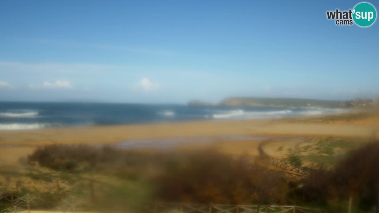 Webcam Torre dei Corsari – Liveblick auf den Strand von Punta Usai