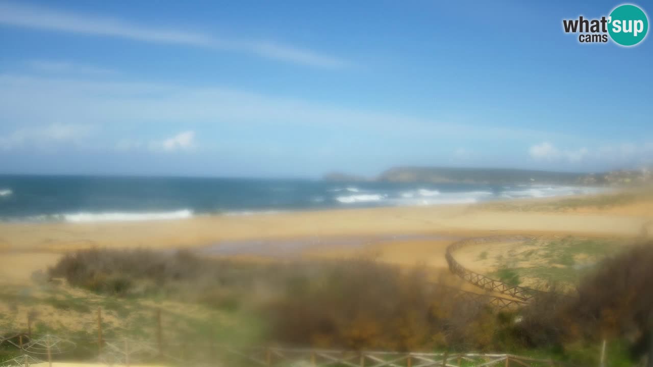 Webcam Torre dei Corsari – Liveblick auf den Strand von Punta Usai
