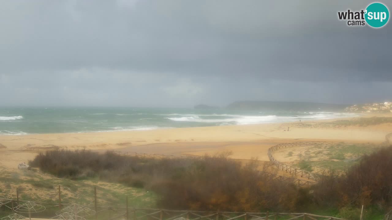 Webcam Torre dei Corsari – Live Beach View from Punta Usai